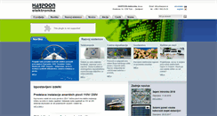 Desktop Screenshot of harpoon.si